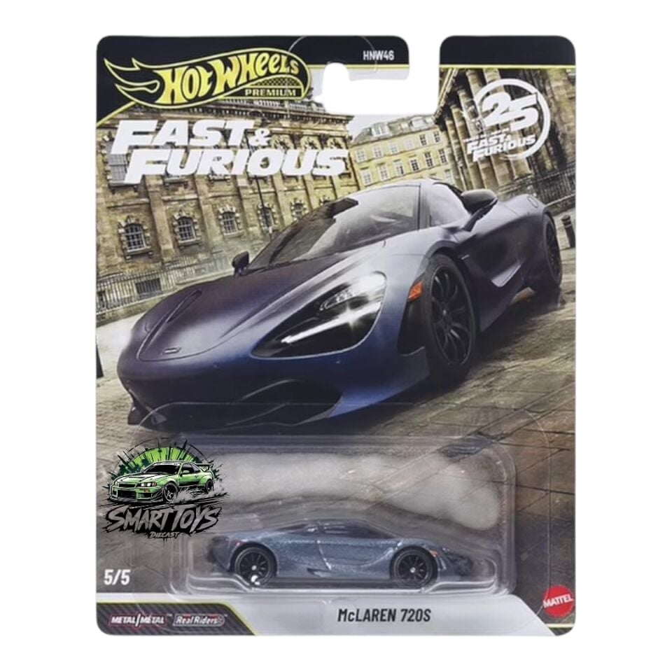 Hot Wheels Premium - Fast & Furious Premium 25. Yıl Serisi Mix 4 5’li Seti