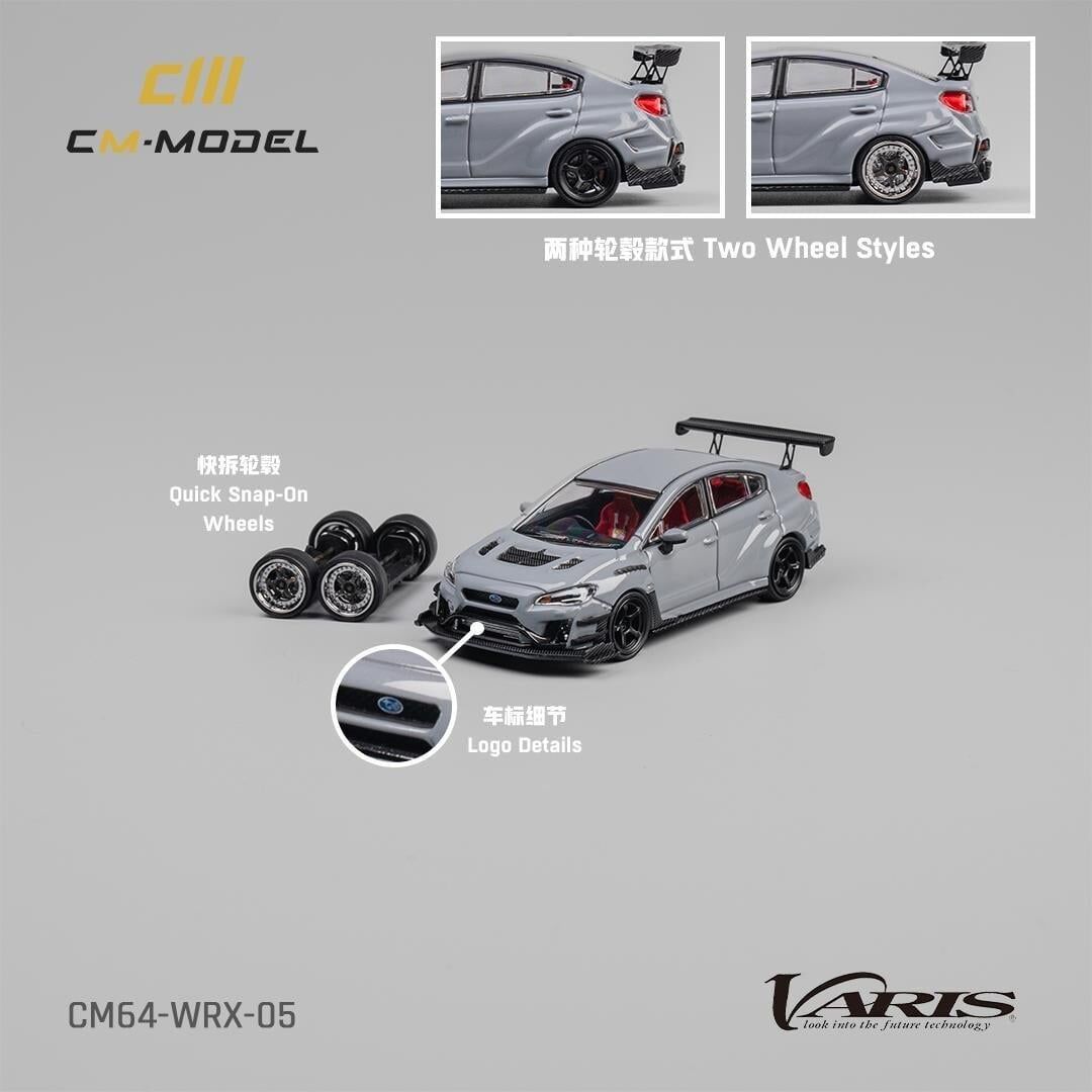 CM Model - Subaru VAB WRX Sti S4 Wide Body Kit Gray Dodiq S05