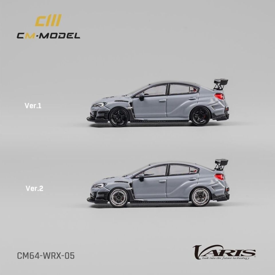 CM Model - Subaru VAB WRX Sti S4 Wide Body Kit Gray Dodiq S05