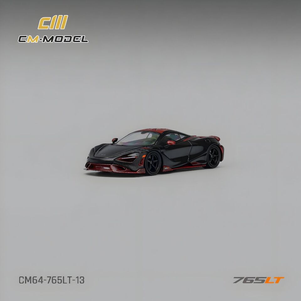 CM Model - 1:64 McLaren 765LT Full Carbon Red