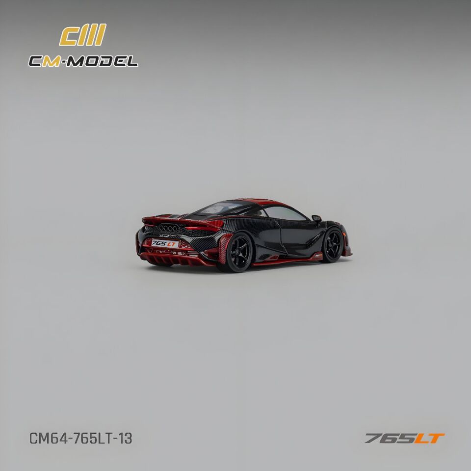 CM Model - 1:64 McLaren 765LT Full Carbon Red