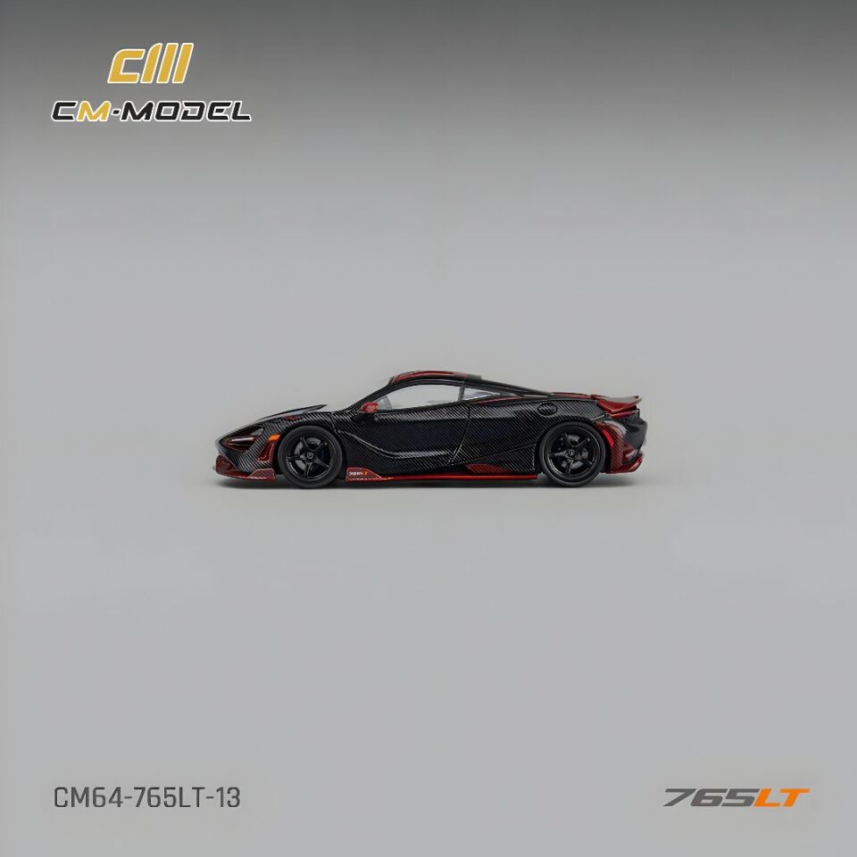 CM Model - 1:64 McLaren 765LT Full Carbon Red