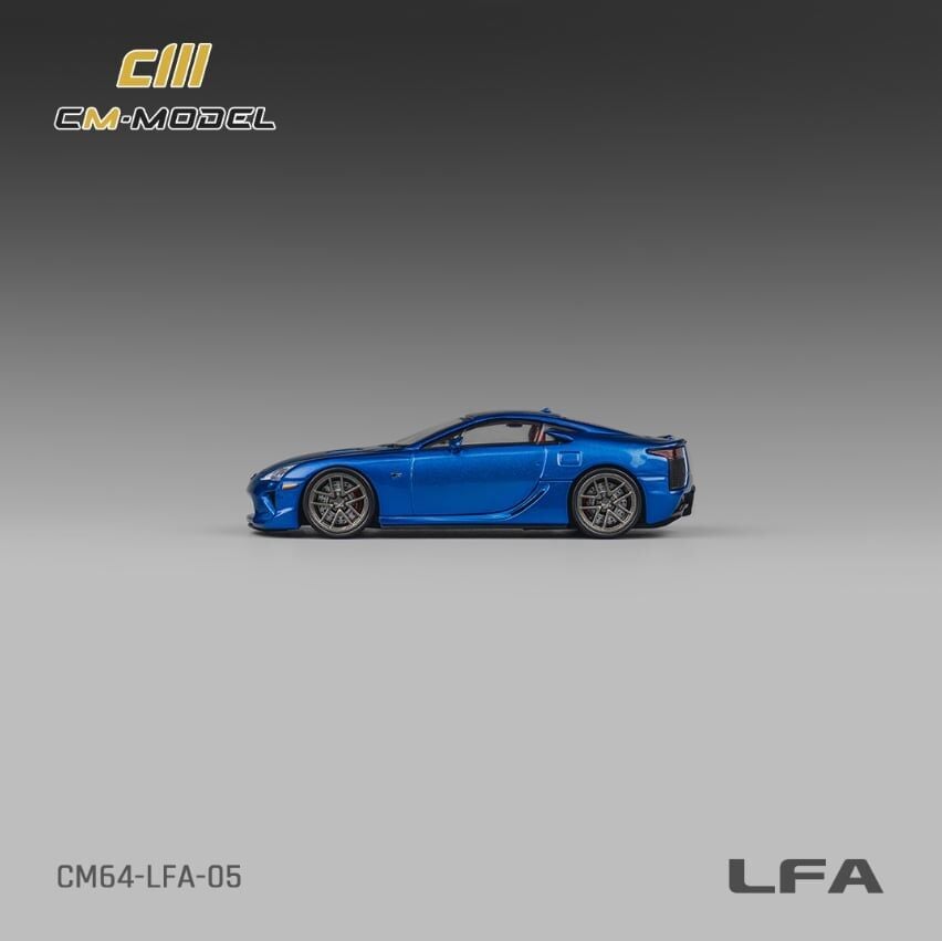 CM Model - 1:64 Toyota Lexus LFA Blue