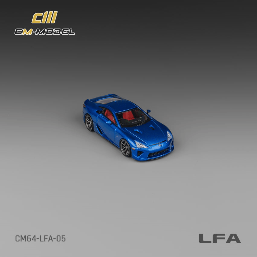 CM Model - 1:64 Toyota Lexus LFA Blue