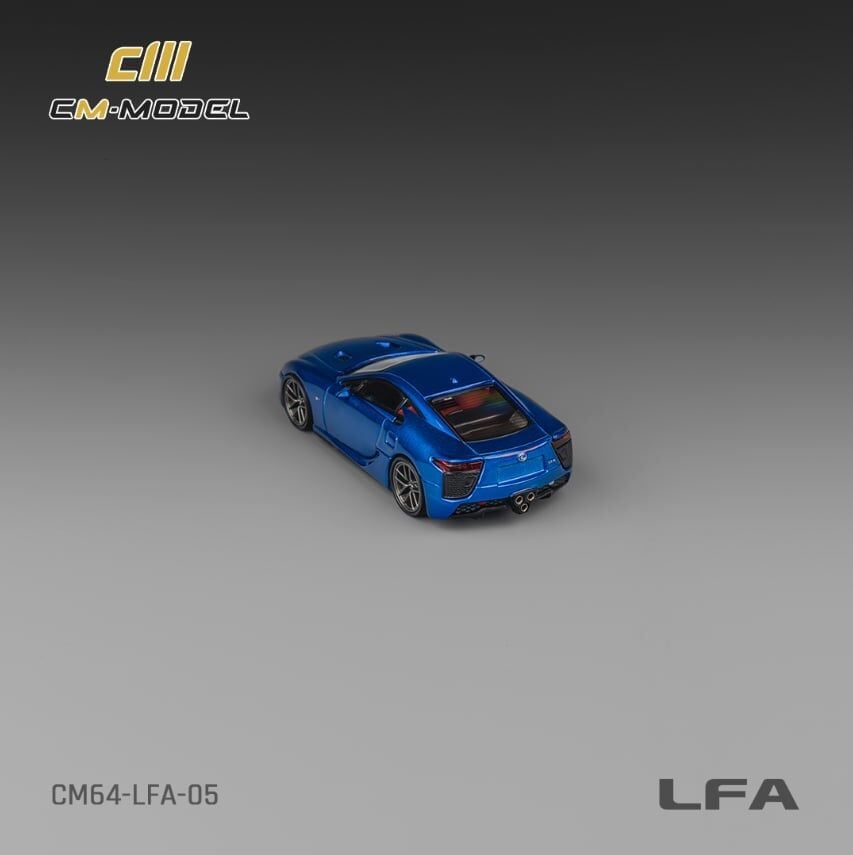 CM Model - 1:64 Toyota Lexus LFA Blue