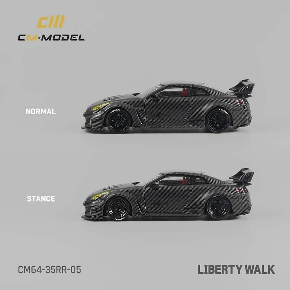 CM Model - 1:64 Nissan 35GT-RR LB Silhouette Works GT Carbon