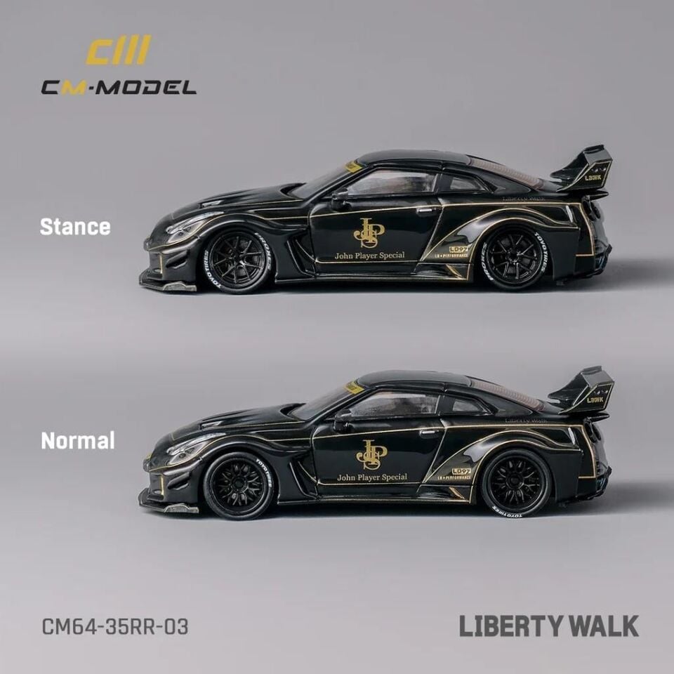 CM Model - 1:64 Nissan R35 LBWK Super Silhouette 35GT-RR JPS