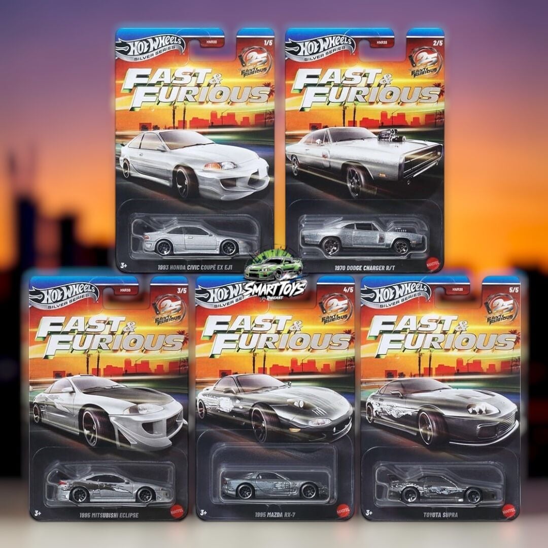Hot Wheels Silver Series Fast & Furious 5’li Set  HNR88 – 979Q